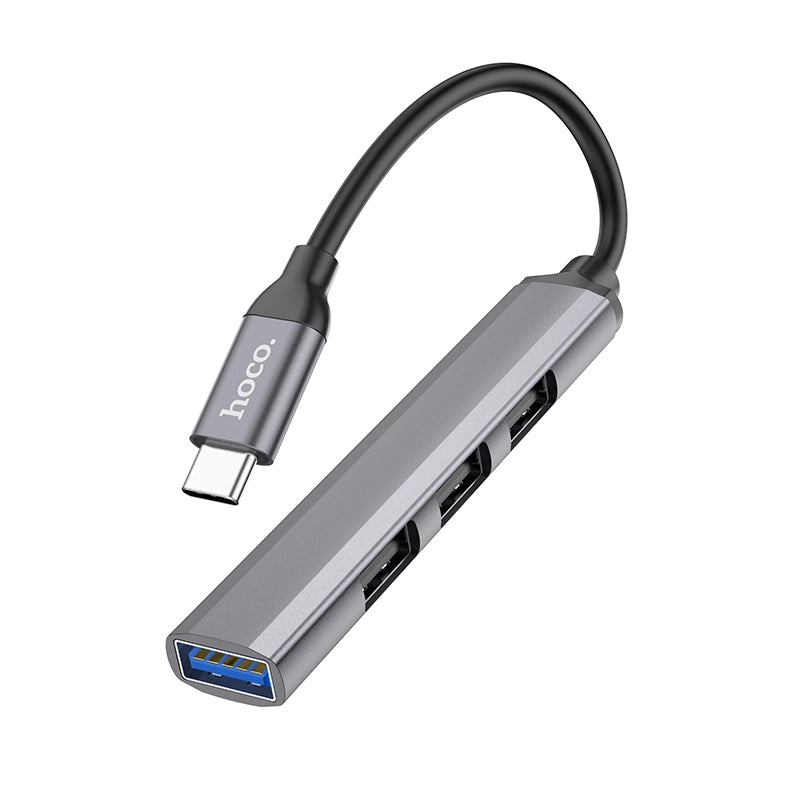 4-in-1 USB-C Hub | Expand Connectivity with HOCO HB26 - MIZO.at