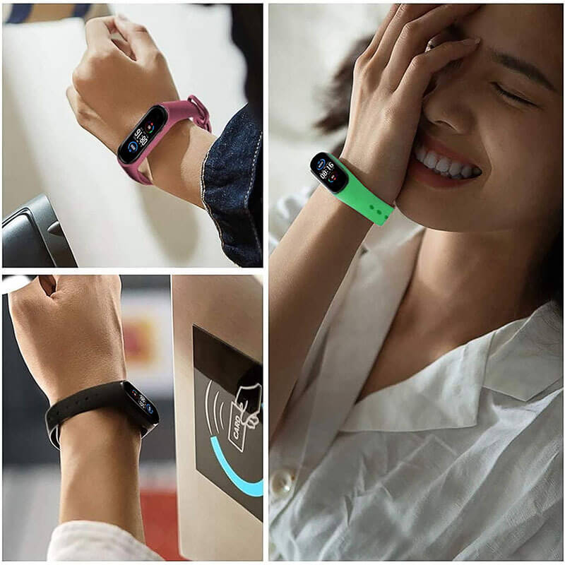 Wristband for Xiaomi Mi Band 5/6/7 | Adjustable & Skin-Friendly - MIZO.at