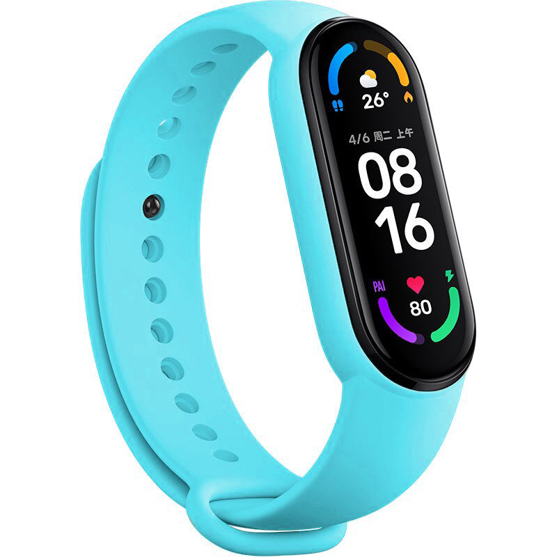 ARMBAND FÜR XIAOMI MI BAND 5/6/7 HELLBLAU