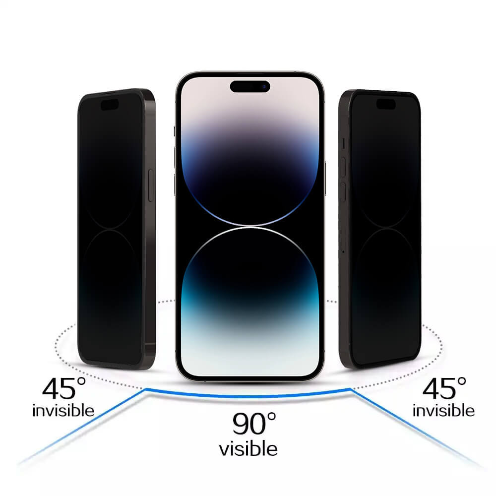 Tempered Privacy Glass for iPhone 14 Pro Max | 9H Protection - MIZO.at