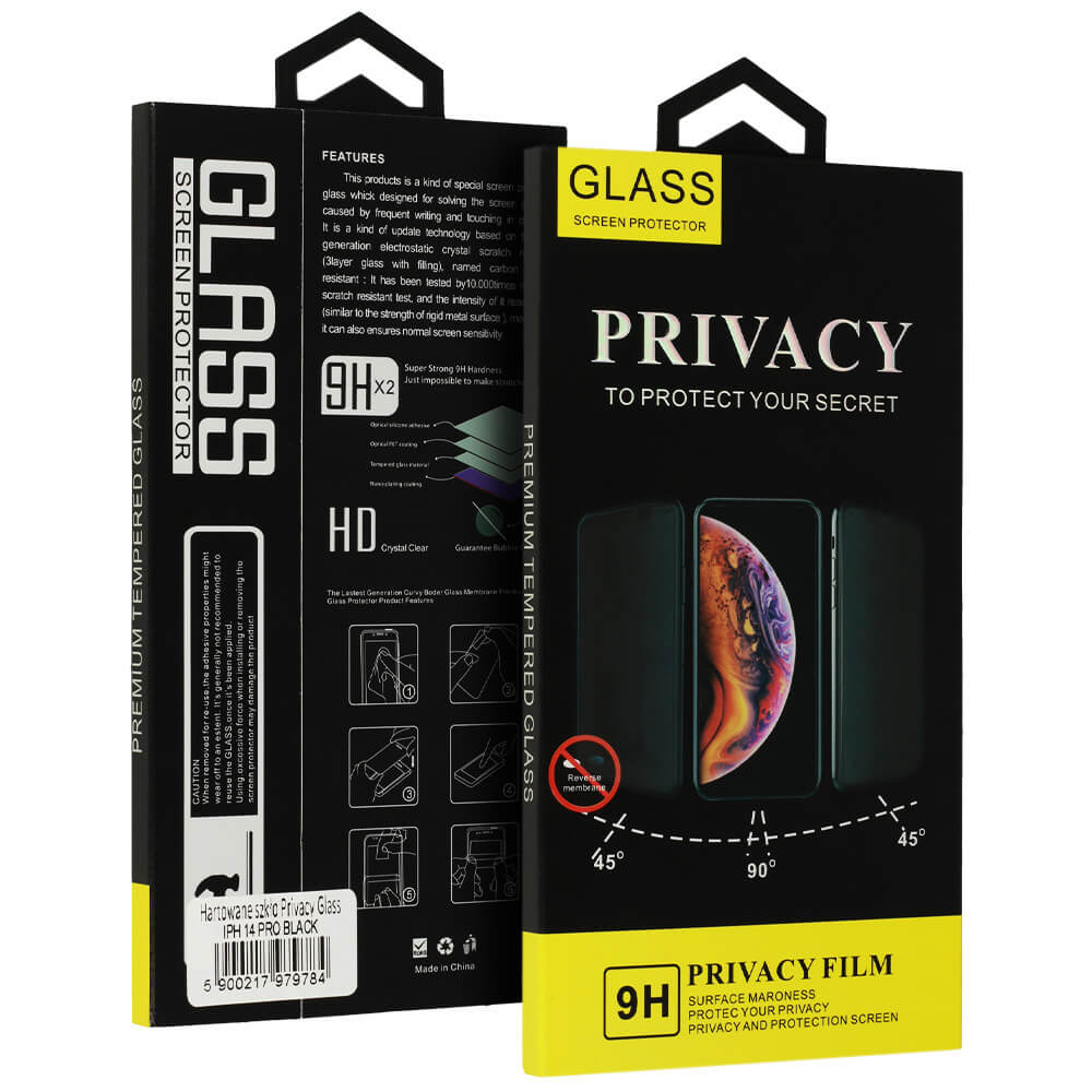 Tempered Privacy Glass for iPhone 14 Pro Max | 9H Protection - MIZO.at