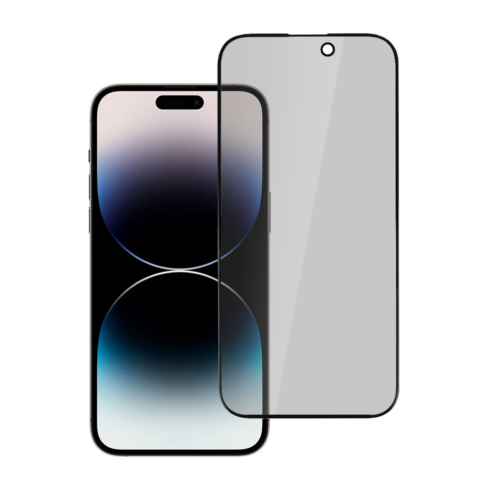 GEHÄRTETES SICHTSCHUTZGLAS FÜR IPHONE 15 PRO MAX SCHWARZ