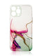 iPhone 12 Marble Case - Transparent Gel Cover with Marble Pattern in Mint - MIZO.at