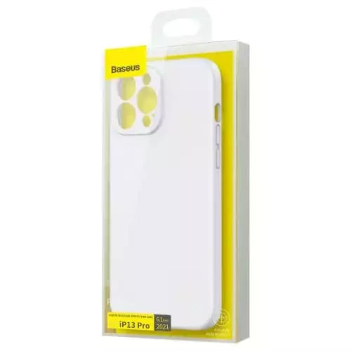 iPhone 13 Pro Hülle Liquid Silica Gel Protective White