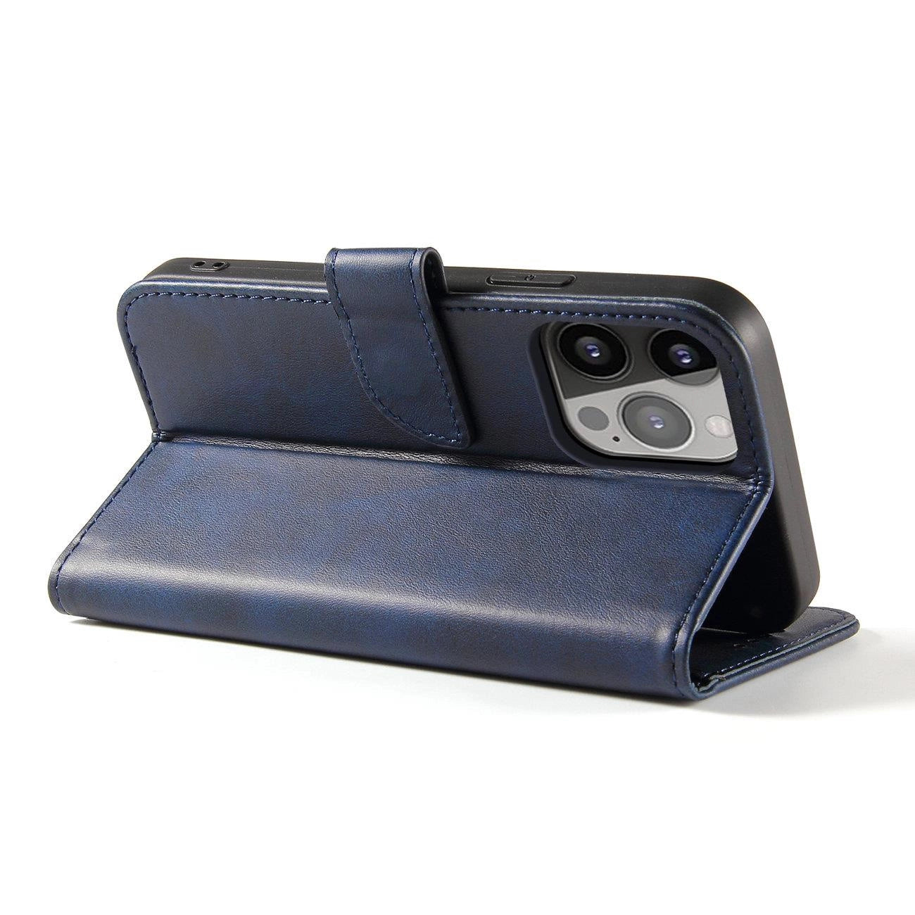 Samsung S24 Magnetic Case with Flap and Wallet - Blue - MIZO.at