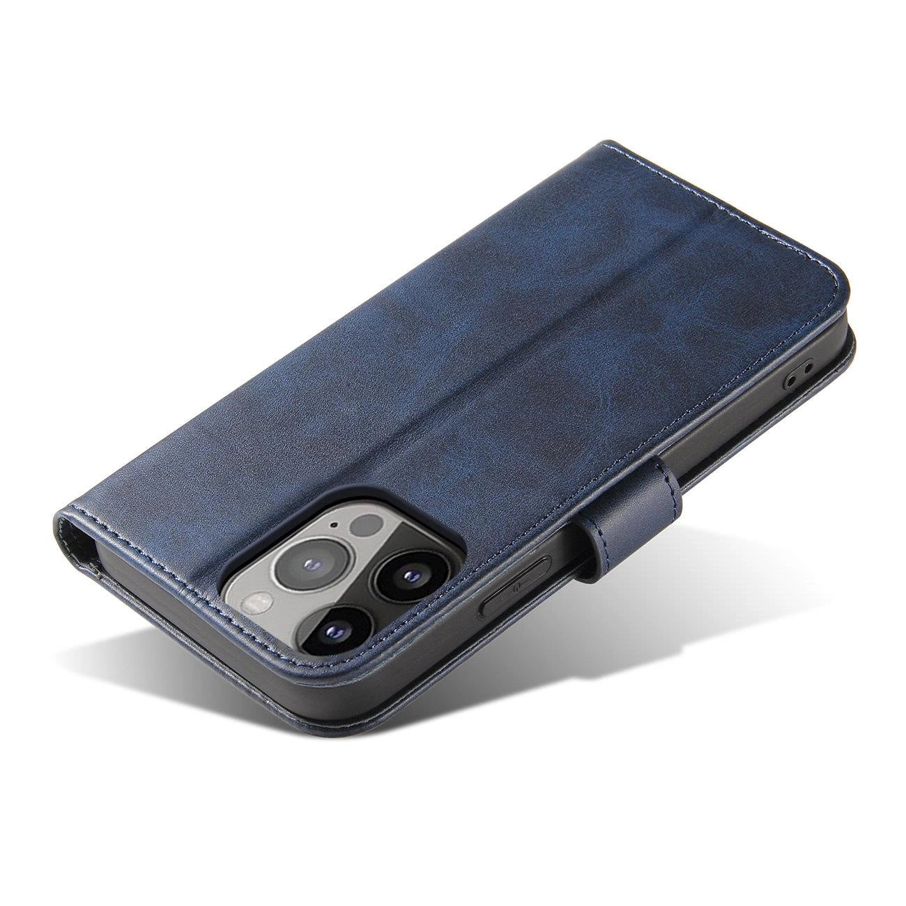 Samsung S24 Magnetic Case with Flap and Wallet - Blue - MIZO.at