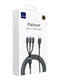 Platinum Series - 4-in-1 Ladekabel - 3,1A Datenkabel - USB C, Micro USB, Lightning