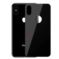 iPhone Xs 0.3 mm Full coverage curved T-Glass rear Protector Black