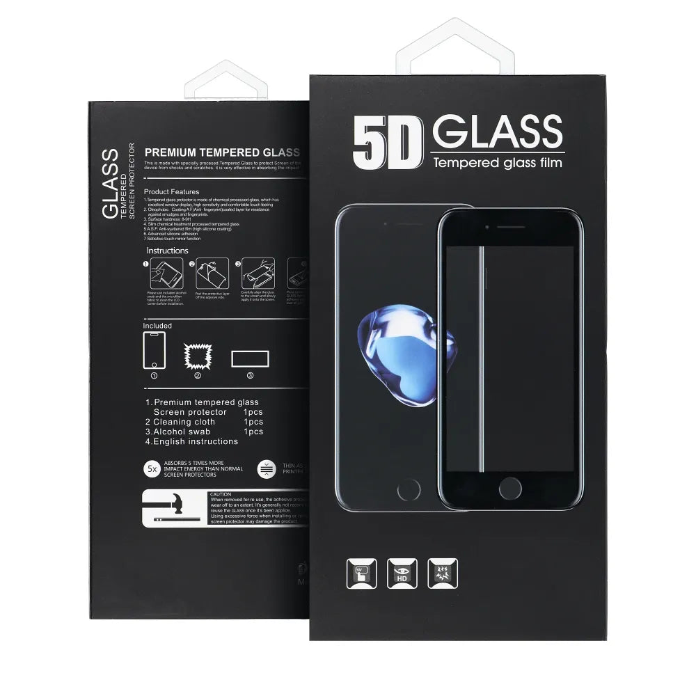 Xiaomi 14 5D Full Glue Tempered Glass - schwarz