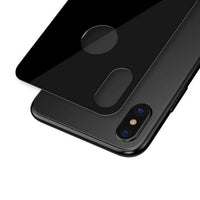 iPhone XS 0.3 mm Full Coverage Curved T Glass Rear Protector | Black - MIZO.at