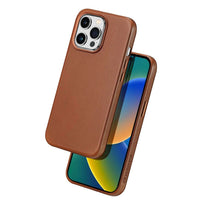 iPhone 14 Pro Max Dux Ducis Magnetic Leather Case with MagSafe - Brown - MIZO.at