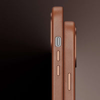 DUX DUCIS MagSafe Leather Case | iPhone 14 Pro Max Brown Cover - MIZO.at