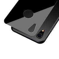 iPhone Xr 0,3 mm Vollständige Abdeckung, gebogener T-Glass-Rückschutz, Schwarz