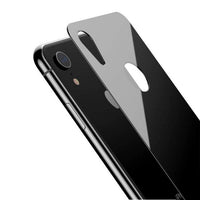 iPhone Xr 0,3 mm Vollständige Abdeckung, gebogener T-Glass-Rückschutz, Schwarz