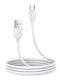 Fast Charging USB Type-C Cable | Joyroom 3A 1M White - MIZO.at