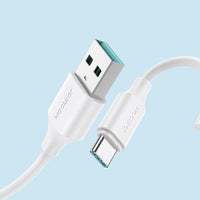 Fast Charging USB Type-C Cable | Joyroom 3A 1M White - MIZO.at