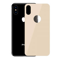 iPhone XS 0.3 mm Full Coverage Curved T Glass Rear Protector | Gold - MIZO.at