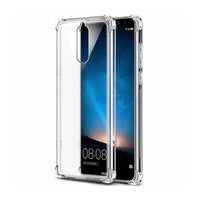 Green ON Anti Burst Case | iPhone 15 Pro Max Clear Cover - MIZO.at