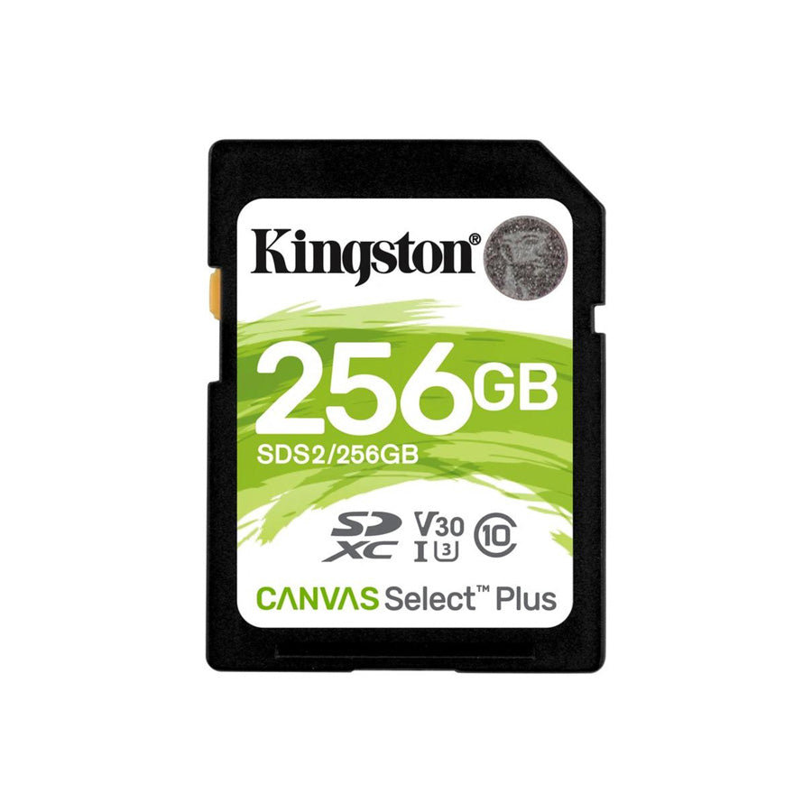 Kingston SDS2 256GB Canvas Select Plus SD Card for HD and 4K Video - MIZO.at