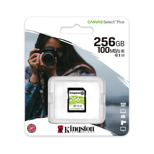 Kingston SDS2 256GB Canvas Select Plus SD Card for HD and 4K Video - MIZO.at