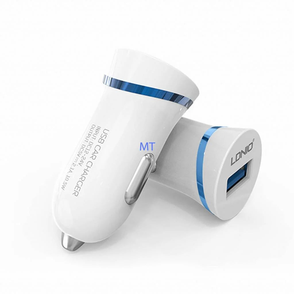 LDNIO USB Car Charger - Lightning 2.1A DL-C12 - MIZO.at