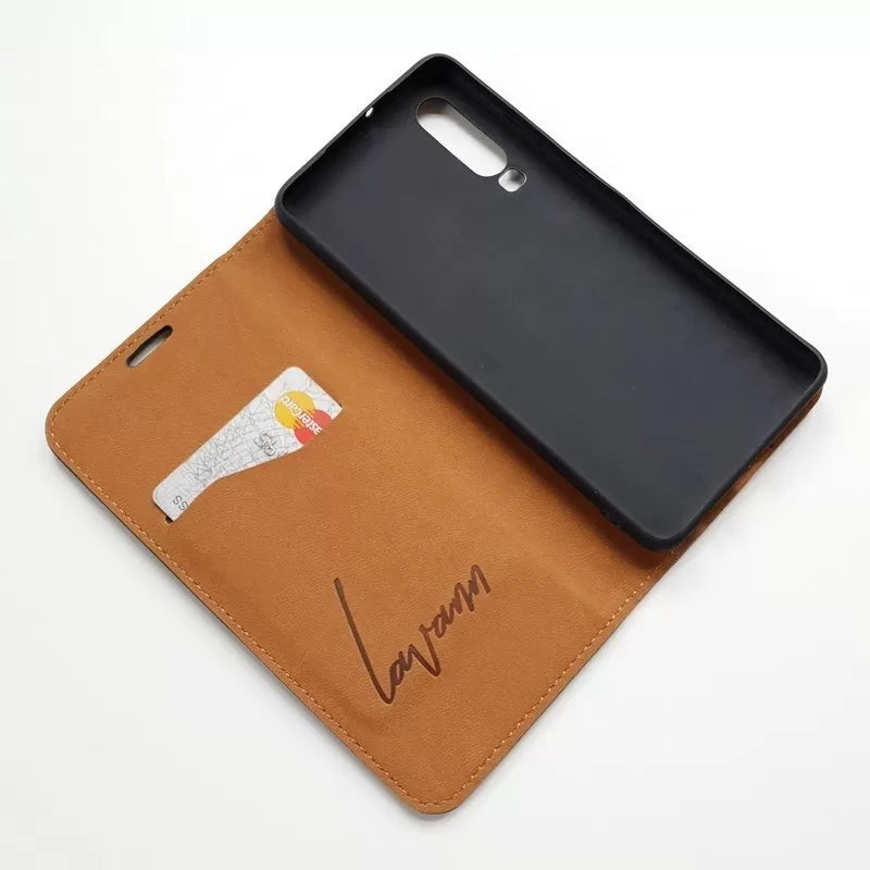 Lavann VIP Leather Bookcase | Huawei P20 Pro Flip Cover - MIZO.at