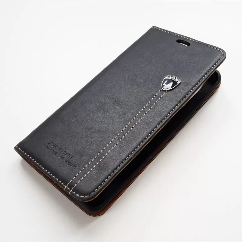 Lavann VIP Leather Bookcase | Huawei P20 Pro Flip Cover - MIZO.at