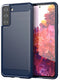 Samsung Galaxy S21+ 5G Carbon Case Flexible TPU Cover - Blue - MIZO.at