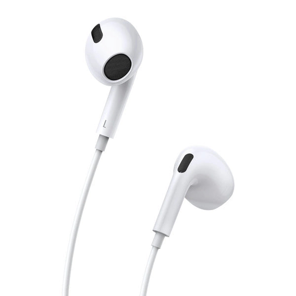 In-Ear Wired Headphones with USB Type-C Microphone - White - MIZO.at