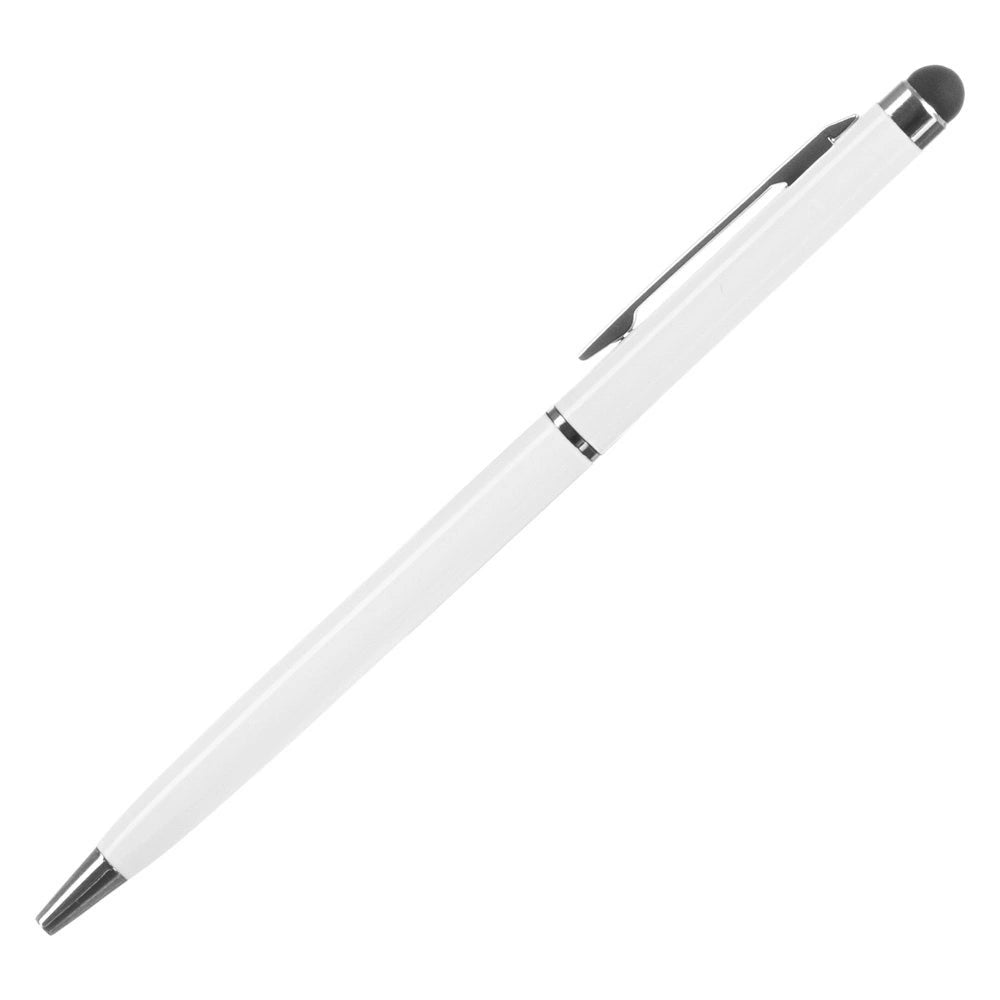 White Touch Panel Stylus Pen for Smartphones, Tablets & Notebooks