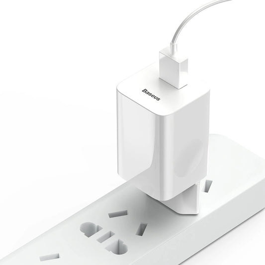 24W Baseus CCALL-BX02 Quick Charger (White)