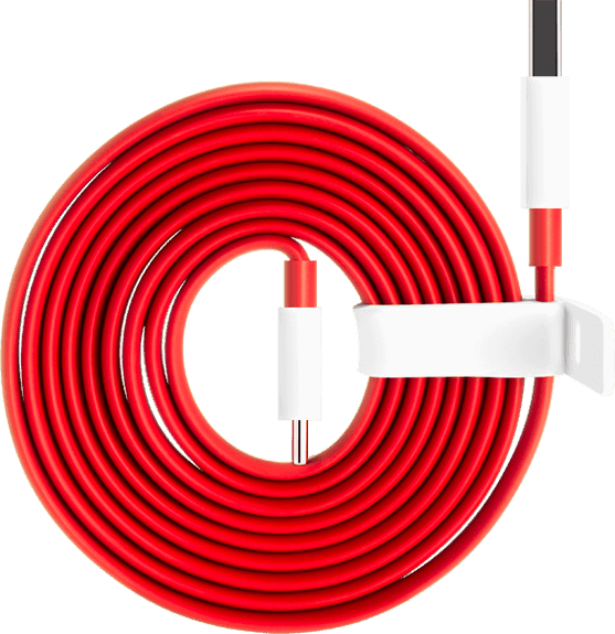 OnePlus Type-C Dash Charging Cable | 100cm, Fast Charge, Red