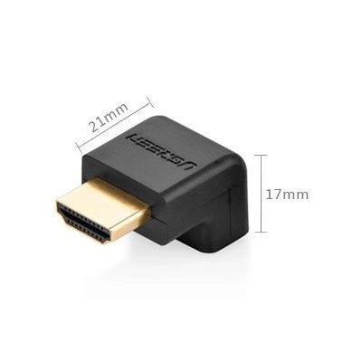 Ugreen Right-Angle HDMI Adapter - Space-Saving Solution for Tight Spaces 🖥️🔌 - MIZO.at