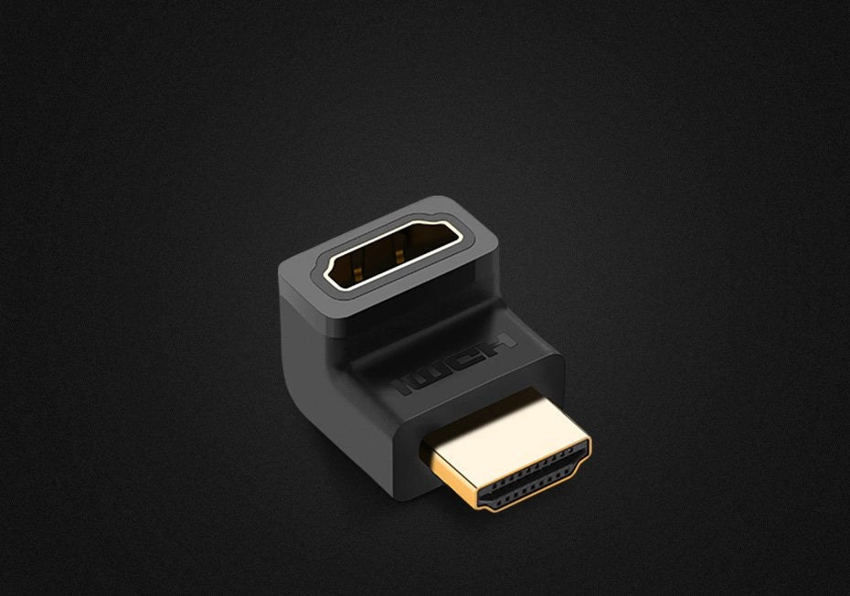 Ugreen Right-Angle HDMI Adapter - Space-Saving Solution for Tight Spaces 🖥️🔌 - MIZO.at