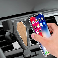 Gravity Car Phone Holder | Silver Mount YC07 - MIZO.at