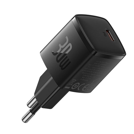 Baseus Cube Pro 30W USB-C Wall Charger – Black