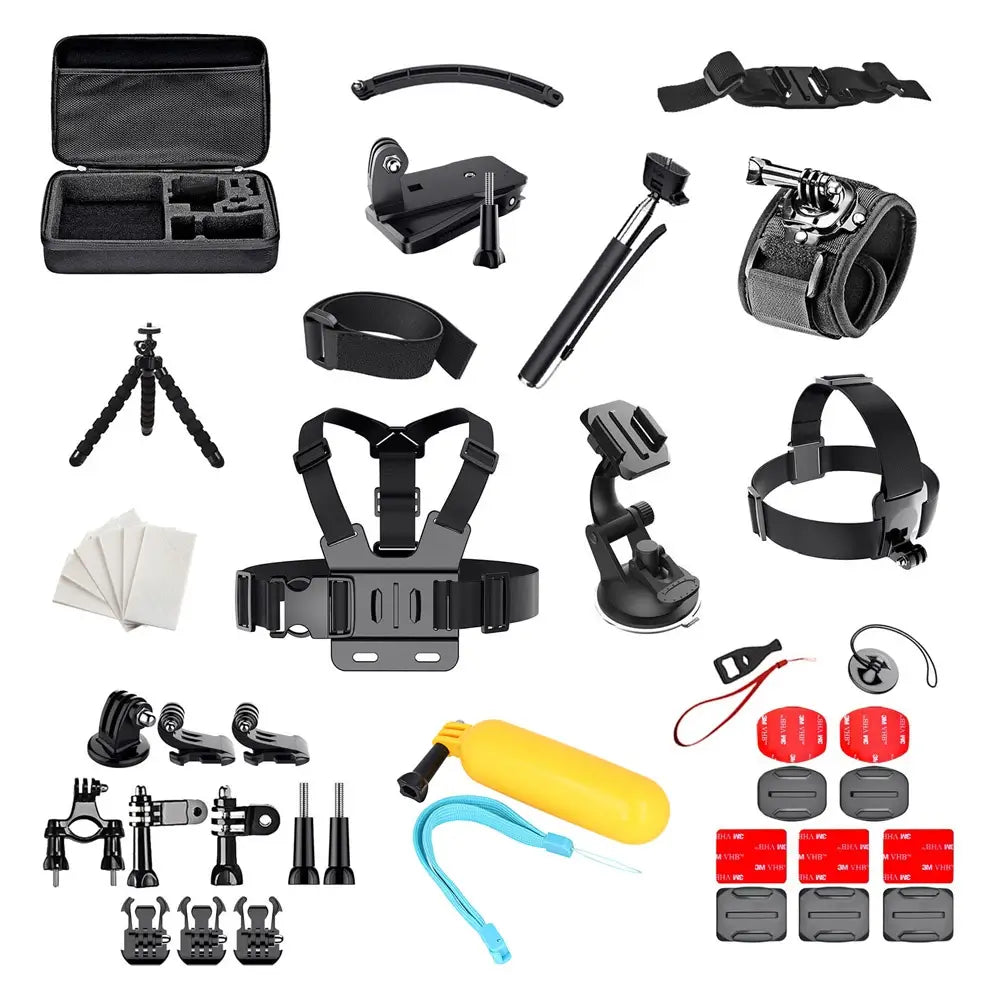 Set of 50-in-1 Accessories for GoPro, SJCAM | Action Camera Kit