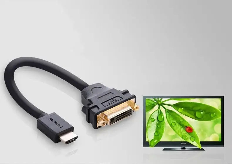 Ugreen DVI to HDMI Adapter | 22cm | Full HD 1080p