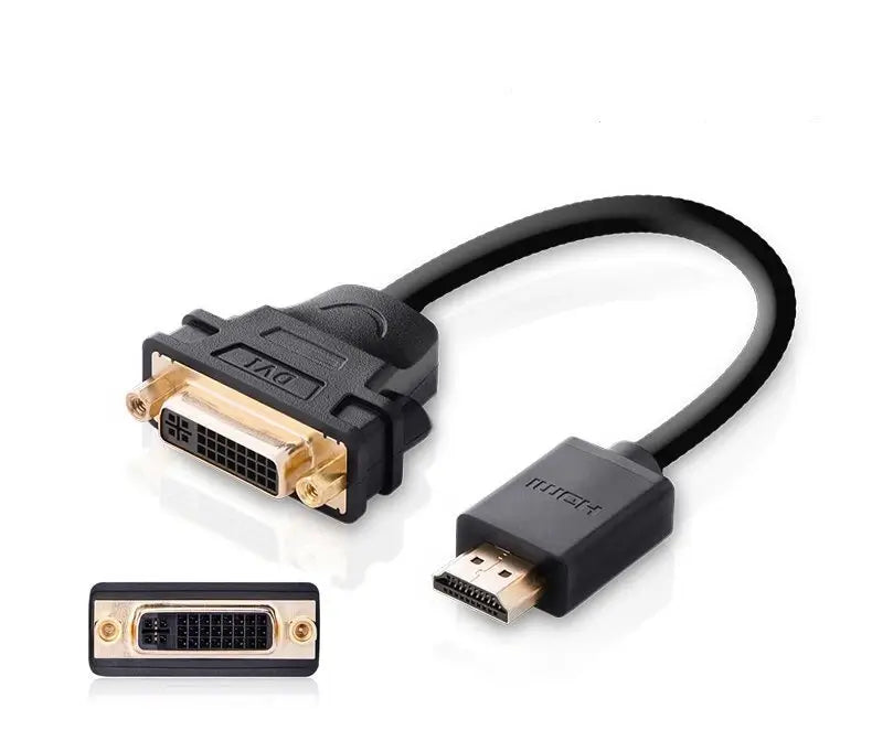 Ugreen DVI to HDMI Adapter | 22cm | Full HD 1080p