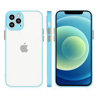 iPhone 12 Pro Max Milky Case Silicone Flexible Translucent Case - Blue 📱💙 - MIZO.at