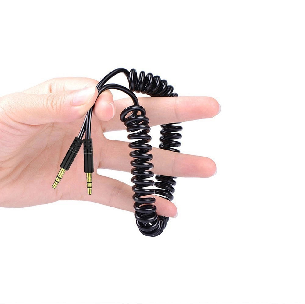 AUX Mini Jack Cable Stretchable : Music on the Go! 🎵🔌 - MIZO.at