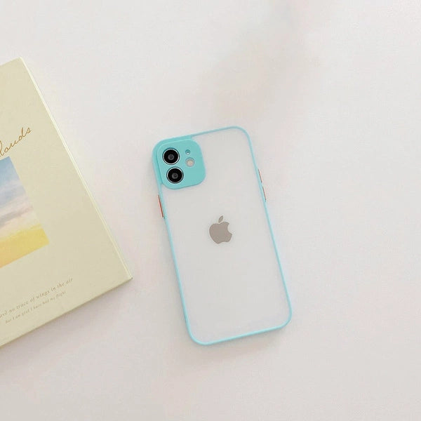 iPhone 12 Pro Max Milky Case Silicone Flexible Translucent Case - Blue 📱💙 - MIZO.at