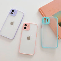 iPhone 12 Pro Max Milky Case | Blue Flexible Silicone Cover - MIZO.at