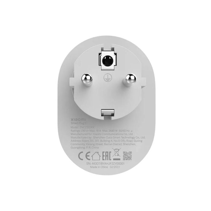 Xiaomi Mi Smart Plug 2 (Wi-Fi) White EU BHR6868EU – Smart Home Automation, Easy Control via App