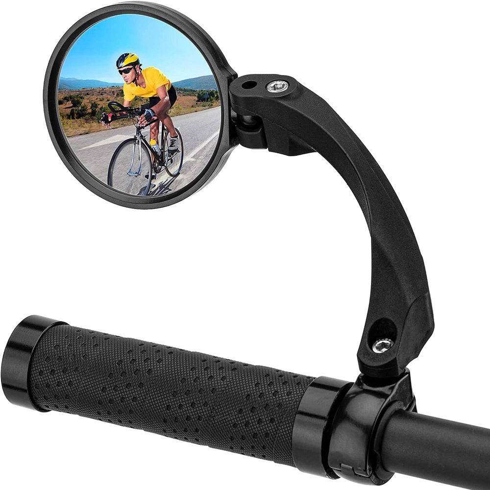 Rockbros Rear-View Left Bicycle Mirror (Black)