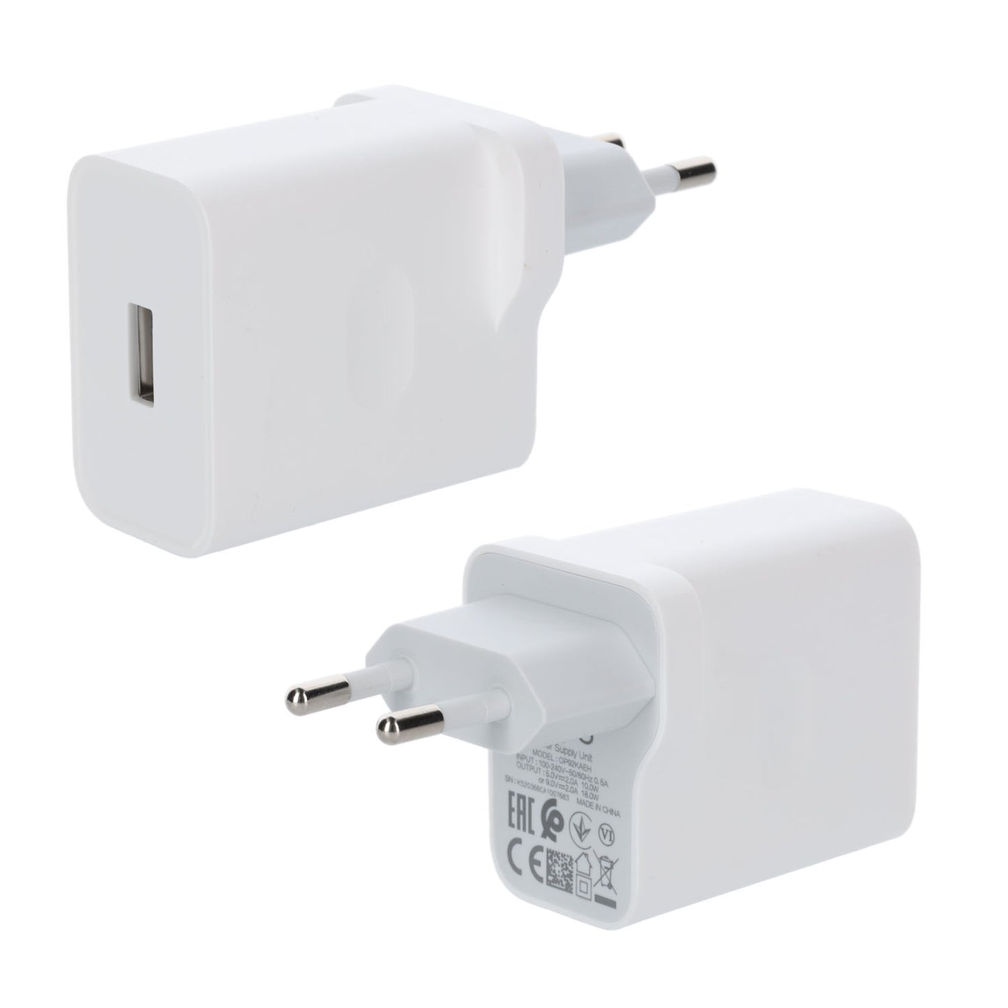 Original Oppo Travel Charger 18W, White