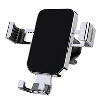 Gravity Car Phone Holder | Silver Air Vent Mount YC12 - MIZO.at