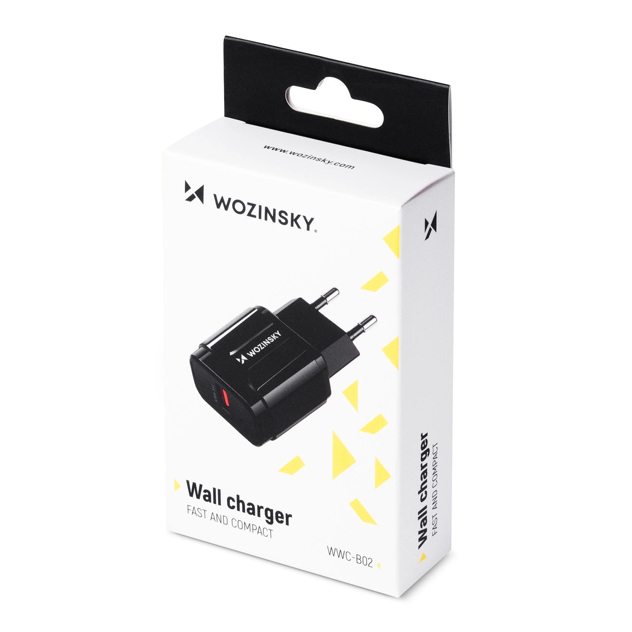 Wozinsky USB 3.0 Wall Charger - Black - MIZO.at