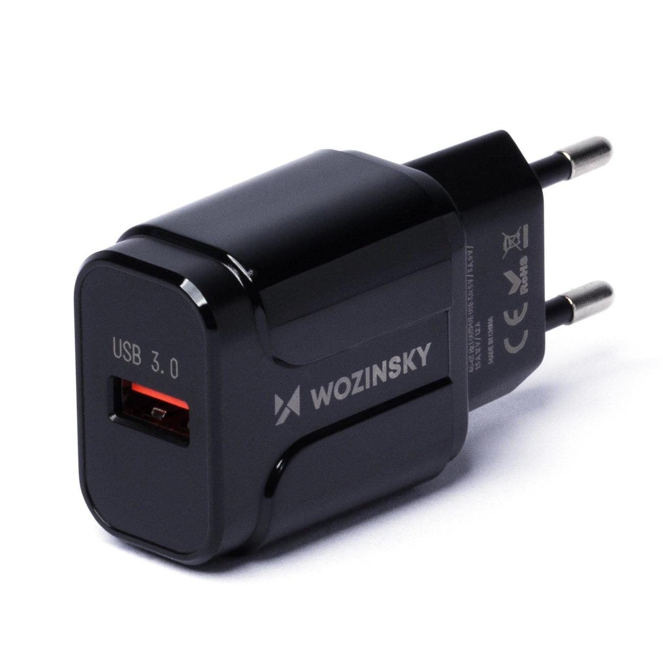 Wozinsky USB Wall Charger | Quick Charge 3.0 Black WWC-B02 - MIZO.at