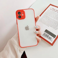 Samsung S21 Milky Case | Red Flexible Silicone Cover - MIZO.at